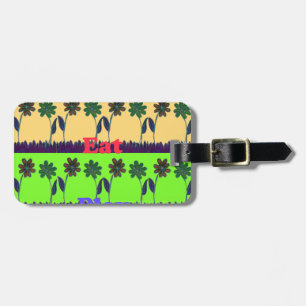 Étiquette À Bagage Poison de Lovely Girly Hakuna Matata colors