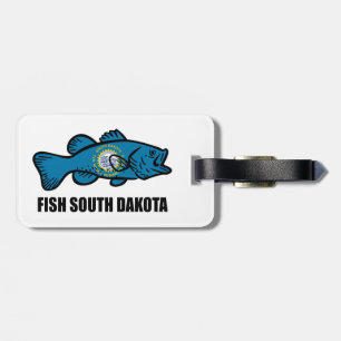 Étiquette À Bagage Poisson Dakota du Sud
