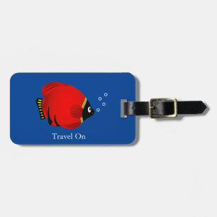 Étiquette À Bagage Poisson doré personnalisé
