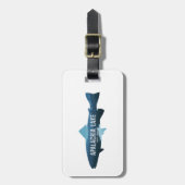 Étiquette À Bagage Poisson du lac Apalachia Caroline du Nord (Devant Vertical)