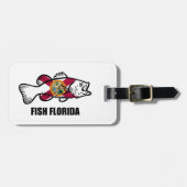 Étiquette À Bagage Poisson Floride (Devant horizontal)