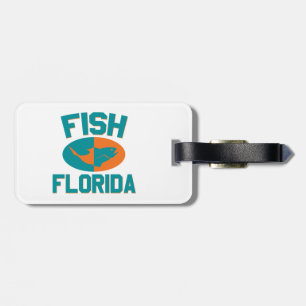 Étiquette À Bagage Poisson Floride couleurs