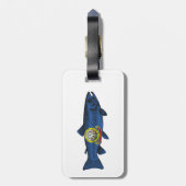 Étiquette À Bagage Poisson Idaho truite (Dos Vertical)