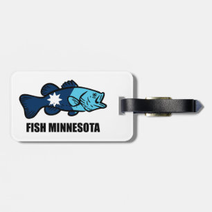Étiquette À Bagage Poisson Minnesota