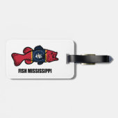 Étiquette À Bagage Poisson Mississippi (Dos horizontal)