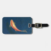 Étiquette À Bagage Poisson rouge (Devant horizontal)