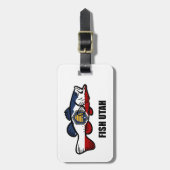 Étiquette À Bagage Poisson Utah (Devant Vertical)