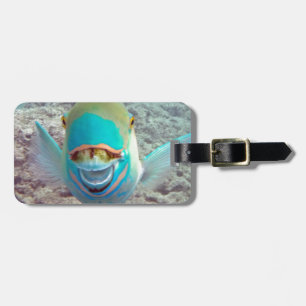 Étiquette À Bagage Poissons de perroquet d'Hawaï