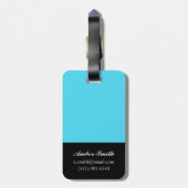 Étiquette À Bagage Poissons en mer (Dos Vertical)