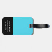 Étiquette À Bagage Poissons en mer (Dos horizontal)