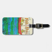 Étiquette À Bagage Poissons oh ! (Devant horizontal)