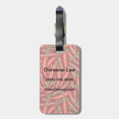 Étiquette À Bagage Poivrons de piment (Dos Vertical)