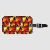 Étiquette À Bagage Poivrons rouges et jaunes (Devant Horizontal)