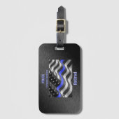 Étiquette À Bagage Police (Devant Vertical)