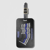 Étiquette À Bagage Police (Devant Vertical)