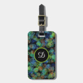 Étiquette À Bagage polka noire élégante moderne simple coloré (Devant Vertical)