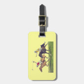 Étiquette À Bagage Polo Ponies (Devant Vertical)