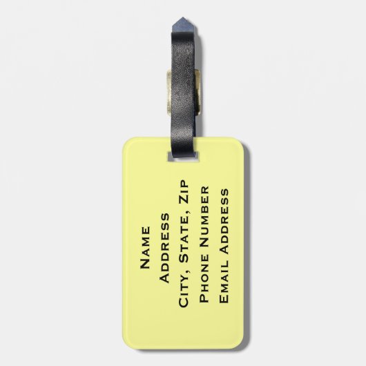 Étiquette À Bagage Polo Ponies (Dos Vertical)