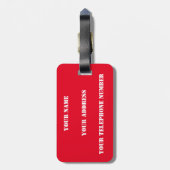 Étiquette À Bagage Pologne Coupe du monde de football 2022 Polska (Dos Vertical)