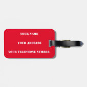 Étiquette À Bagage Pologne Coupe du monde de football 2022 Polska (Dos horizontal)