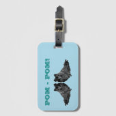 ÉTIQUETTE À BAGAGE POM - POM (Devant Vertical)