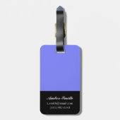 Étiquette À Bagage Pom-pom (Dos Vertical)