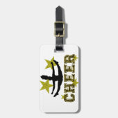 Étiquette À Bagage Pom-pom girl (Devant Vertical)