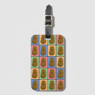 Étiquette À Bagage Pomme de terre de style Pop Art 