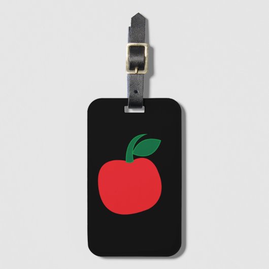Étiquette À Bagage Pomme Fruit (Devant Vertical)
