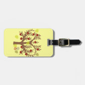 Étiquette À Bagage Pommier (Devant horizontal)