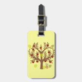 Étiquette À Bagage Pommier (Devant Vertical)