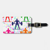 ÉTIQUETTE À BAGAGE PONDÉRANT (Devant horizontal)