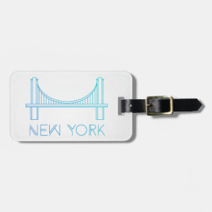 Étiquette À Bagage Pont Brooklyn New York City