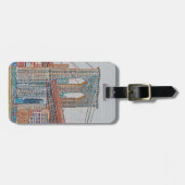 Étiquette À Bagage Pont de Brooklyn. (Devant horizontal)