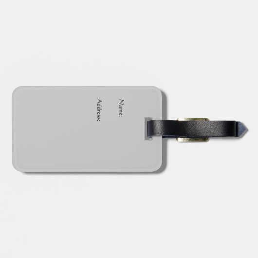 Étiquette À Bagage Pont de Brooklyn. (Dos horizontal)