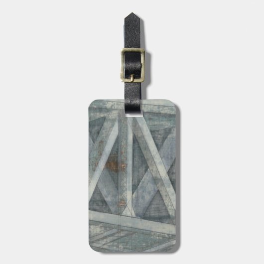 Étiquette À Bagage Pont de la structure industrielle | (Devant Vertical)