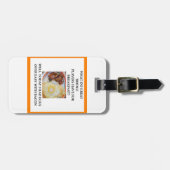 Étiquette À Bagage pont en double (Devant horizontal)