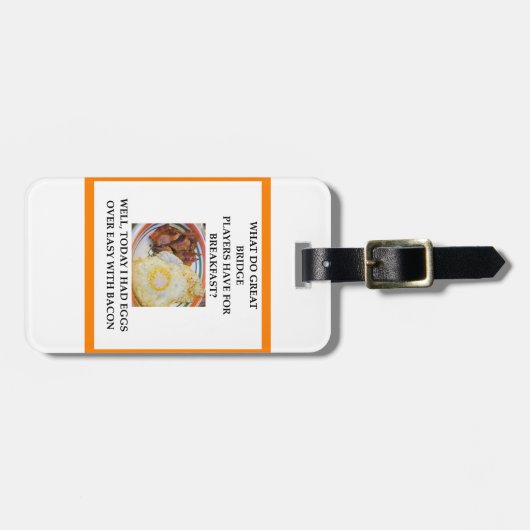 Étiquette À Bagage pont en double (Devant horizontal)