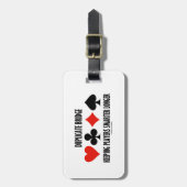 Étiquette À Bagage Pont en double gardant plus long plus futé de (Devant Vertical)