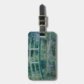 Étiquette À Bagage Pont japonais et nappes d'eau Claude Monet (Devant Vertical)