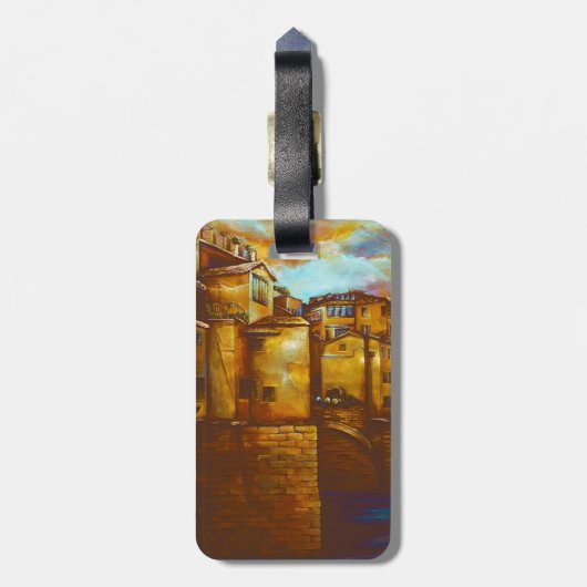 Étiquette À Bagage Ponte Veccho (Dos Vertical)