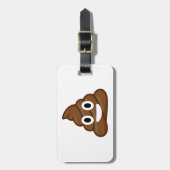 Étiquette À Bagage poop emoji (Devant Vertical)