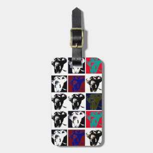 Étiquette À Bagage Pop Art Elephants