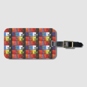Étiquette À Bagage Pop art no.1 par Yeshaya Dank - unité et harmonie