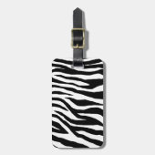 Étiquette À Bagage Pop Zebra (Devant Vertical)