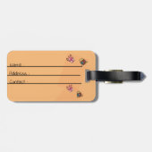 Étiquette À Bagage Popcorn mou (Dos horizontal)