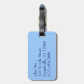 Étiquette À Bagage Port à St. Thomas Îles Vierges américaines (Dos Vertical)