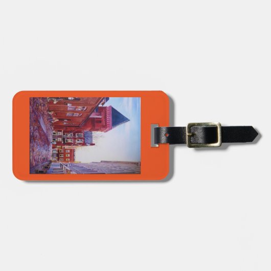 Étiquette À Bagage Porte - clé d'étiquette de bourse d'étiquette de (Devant horizontal)