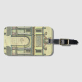 Étiquette À Bagage Porte d'entrée d'église ancienne Architecture de l (Devant Horizontal)