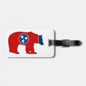 Étiquette À Bagage Porte-drapeau du Tennessee (Dos horizontal)